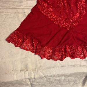 Intimates Sleepwear Red Lace Lingerie Poshmark